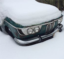 BMW 2000c in snow