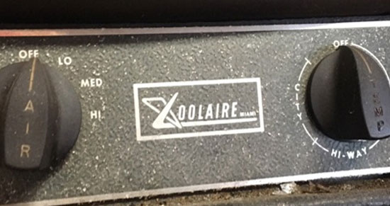 Coolaire Miami air conditioning control unit 