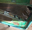 BMW 2000c door vapor barrier