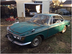 1966 BMW 2000c frontal view