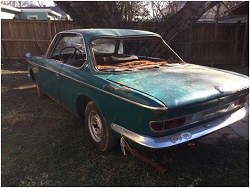 1966 BMW 2000c rear view