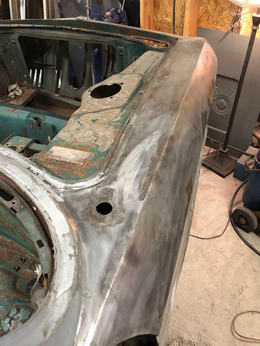 1966 bmw 2000c/cs fender bare metal