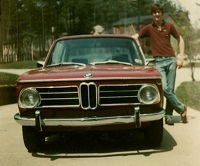 1970 BMW 2002 Granada Red